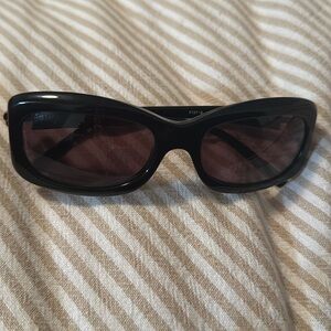 Vintage Chanel Sunglasses Flower and Rhinestone Detail